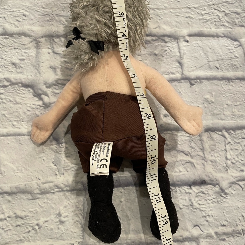 The Unemployed Philosophers Guild Alexander Hamilton Little Thinker Plush Doll - Picture 3 of 5